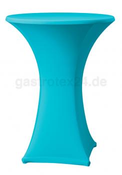 Stretch-Stehtischhusse Samba D1 türkis